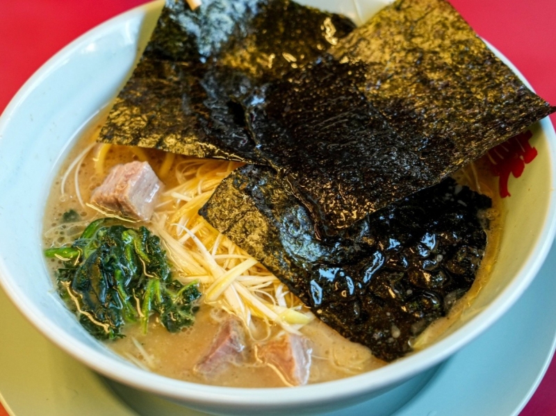 レポハピ グルメニュース 白髪ネギ山盛り! ラーメン山岡家「醤油ネギラーメン」は濃厚豚骨スープが魅力の一杯|レポハピ グルメニュース -005